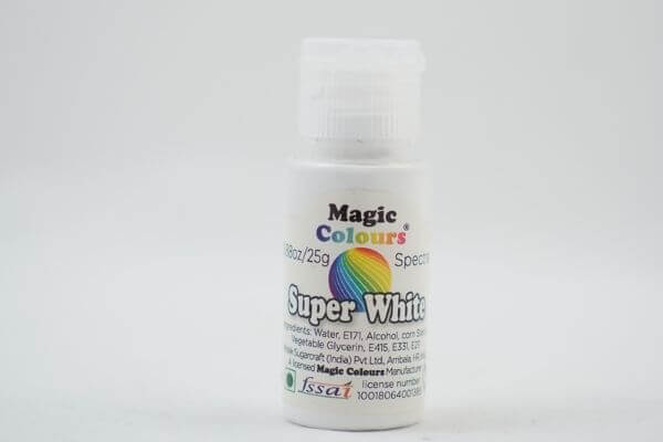 Magic Colours Super White Gel Colour for cakes