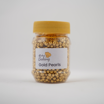 Gold Pearls Edible Sprinkles