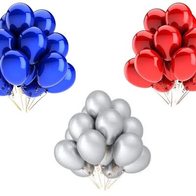 Metallic Balloons Pack Of 50 - Party Decoration Balloons | All About Baking