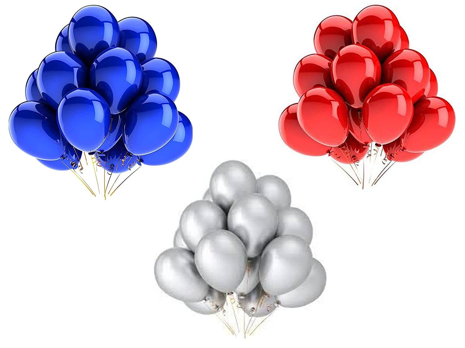 Metallic Balloons Pack Of 50 - Party Decoration Balloons | All About Baking