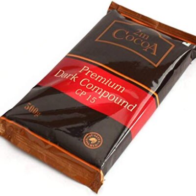 2M Cocoa Premium Dark Compound CP 16 Bar, 500 gms