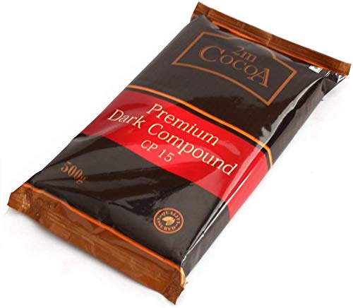2M Cocoa Premium Dark Compound CP 16 Bar, 500 gms