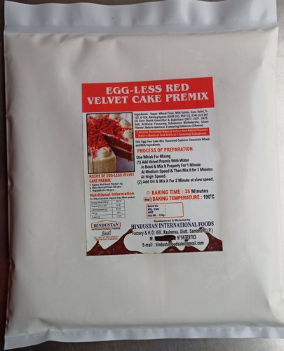 Pillsbury eggless cake - Red velvet cake premix - All About Baking