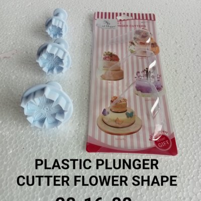 Flower Fondant Cutter, Plunger Cutter - All About Baking